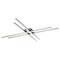 Dweled Parallax 42in LED Flush Mount 3-CCT 2700K-3000K-3500K Set to 3000K in Chrome FM-731 - alternate 1